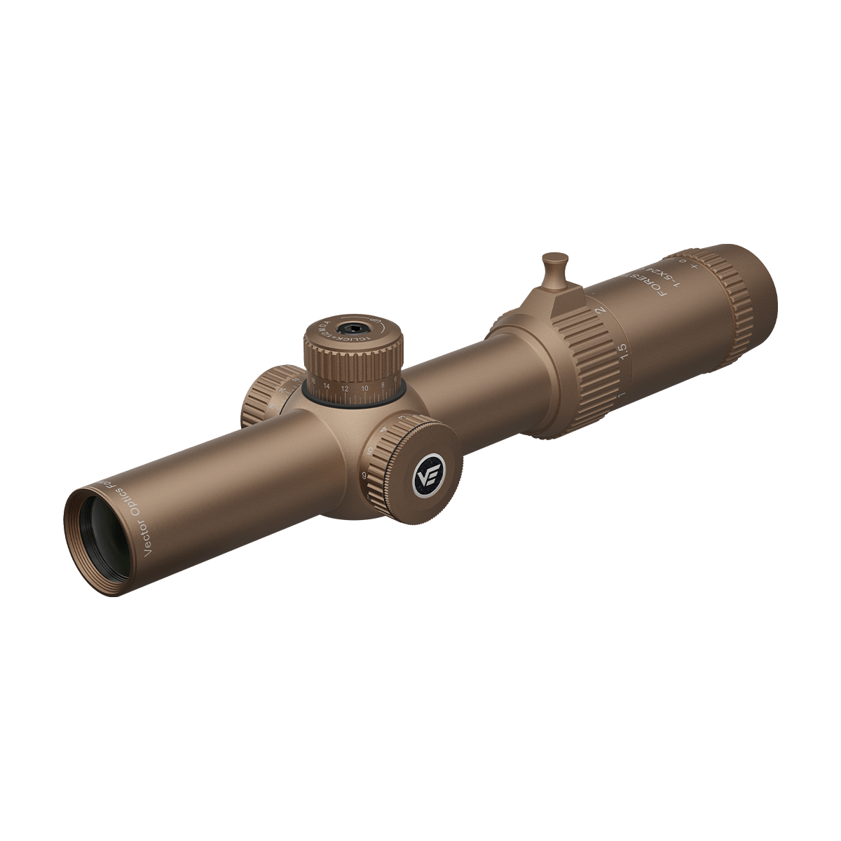 Прицел оптический Vector Optics Forester 1-5x24 SFP GenII Coyote FDE