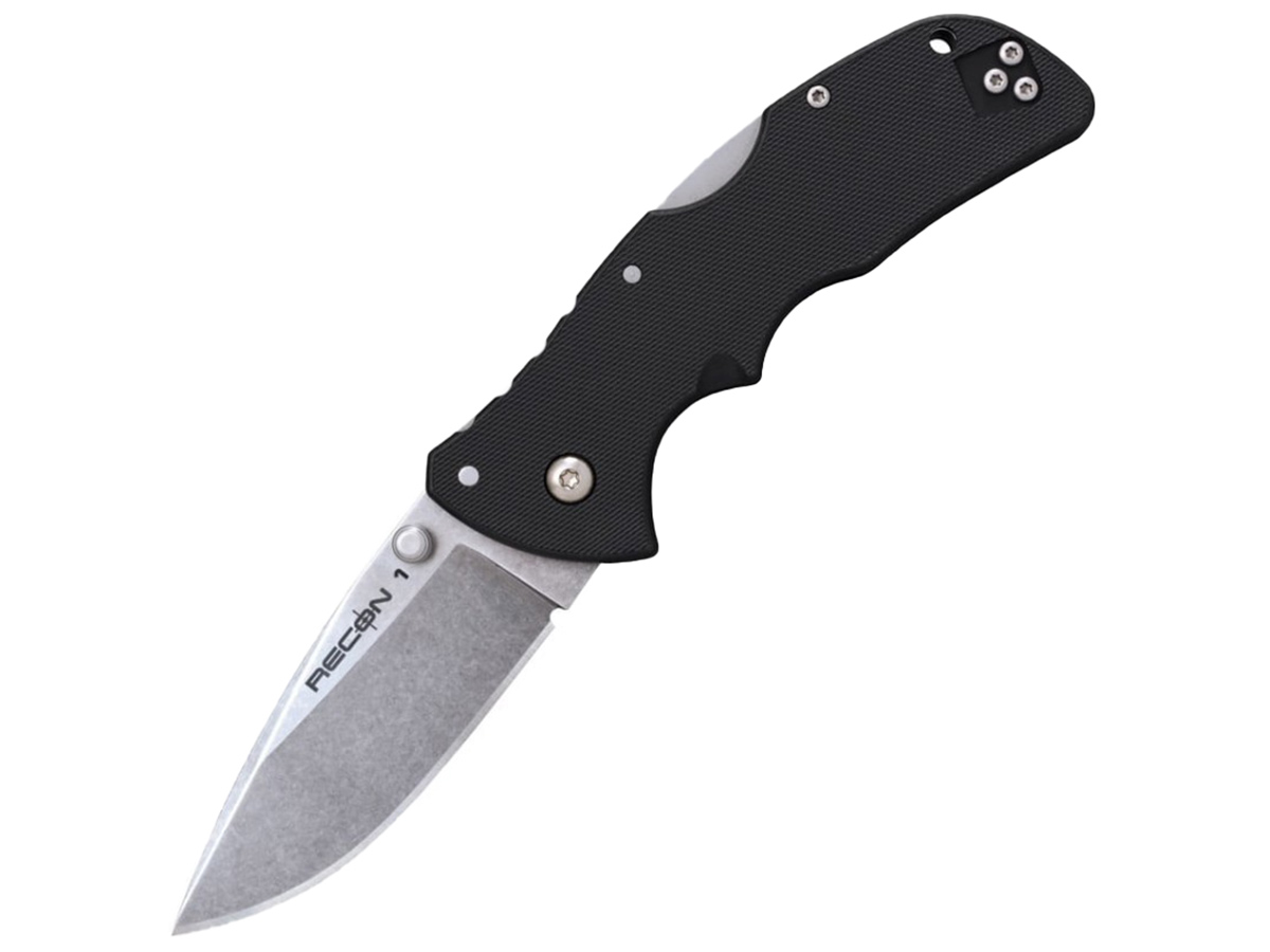 Нож складной Cold Steel Mini Recon 1 Spear Point, сталь AUS10A, GRN