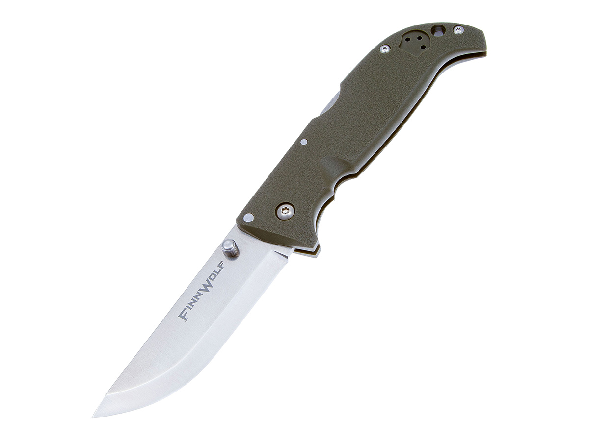 Нож складной Cold Steel Finn Wolf OD Green, сталь AUS8A, Griv-Ex