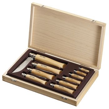 Коллекционный набор ножей Opinel Stainless Steel 10 шт 001311