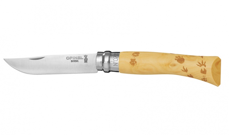 Нож Opinel №7VRI Nature - Footprints 001550