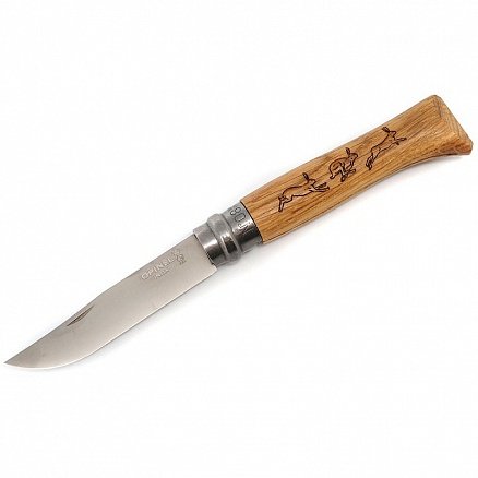 Нож Opinel N°08 Animalia Hare 001623