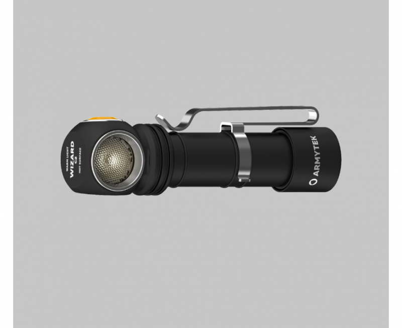 Фонарь налобный-мульти Armytek Wizard C2 Magnet USB LH351D, 1120 lm, теплый, до 106м, 1x18650, IP68, 64г, F08901W